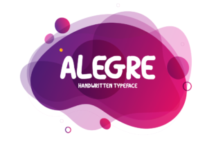 Alegre Font: A Casual Display Font for Creative Projects