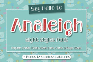 Analeigh Display Font for Handmade Creations