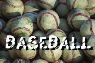 Baseball Softball Lace Font for Creative Projects