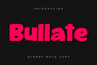 Bullate: A Playful Font for Handmade Creativity
