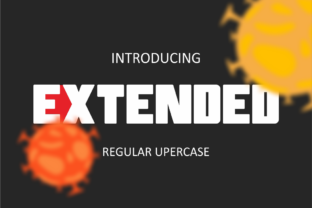 Extended Font for Handmade Creations and Commercial Designs