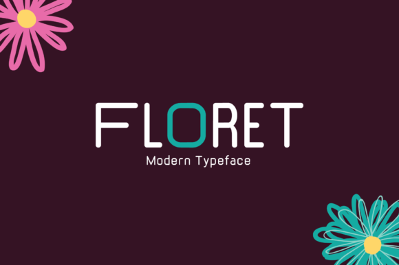 Floret Display Font for Web and Digital Design