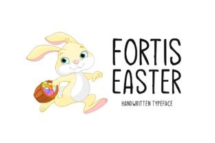 Fortis Easter: A Playful Display Font for Craft Projects