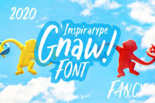 Gnaw Font: A Playful Display Typeface for Bold Branding
