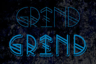 Grind: A Playful Display Font for Polished Branding