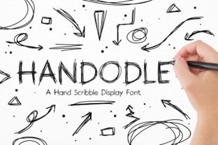 Handodle: A Modern Display Font for Polished Branding