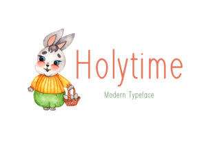Holytime: A Simple Display Font for Professional Branding