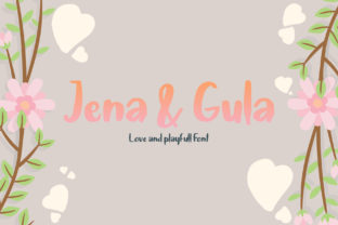 Jena Gula Font for Handmade Creations and Elegant Design