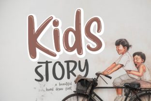 Kids Story Font for Timeless Craft Creations