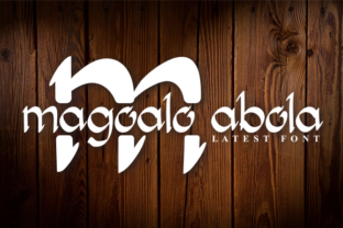 Magoalo Abola Display Font for Web Design
