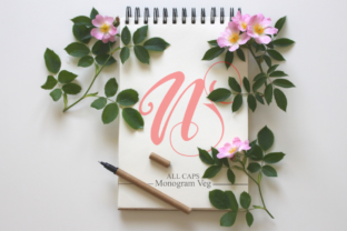 Monogram Veg: A Stylish Display Font for Crafters and Designers