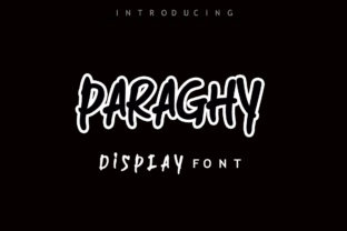 Paraghy: A Playful Display Font for Bold Branding
