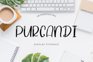 Purgandi Font for Playful Branding and Creative Projects