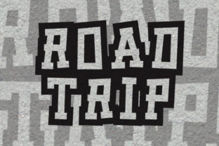 Road Trip Font for Creative Projects and Branding