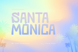 Santa Monica Font for Handmade Creativity