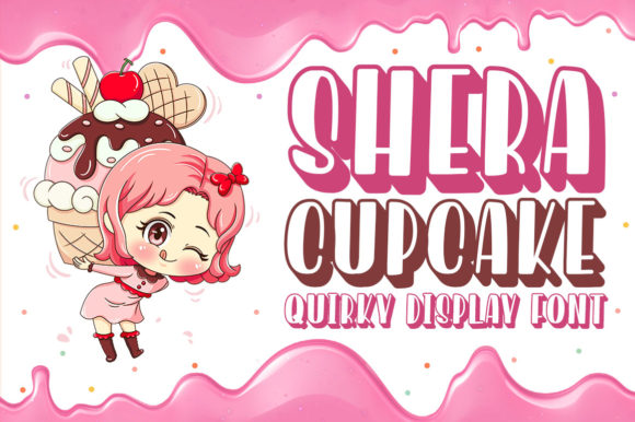 Shera Cupcake: A Display Font for Editorial Design and Creative Branding