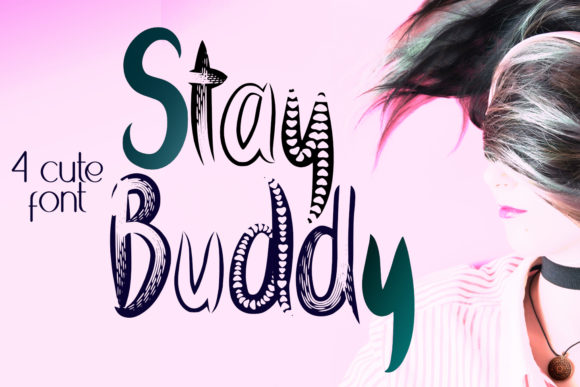 Stay Buddy Font: A Playful Display Font for Designers