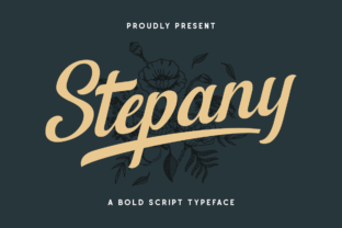 Stepany: A Hand-Lettered Display Font for Creative Projects