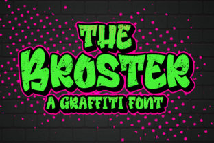 The Broster: A Playful Display Font for Creative Projects
