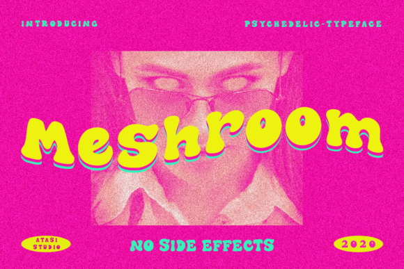The Meshroom Font for Eye-Catching Campaign Designs