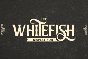 Whitefish Font: A Vintage Display Font for Creative Projects